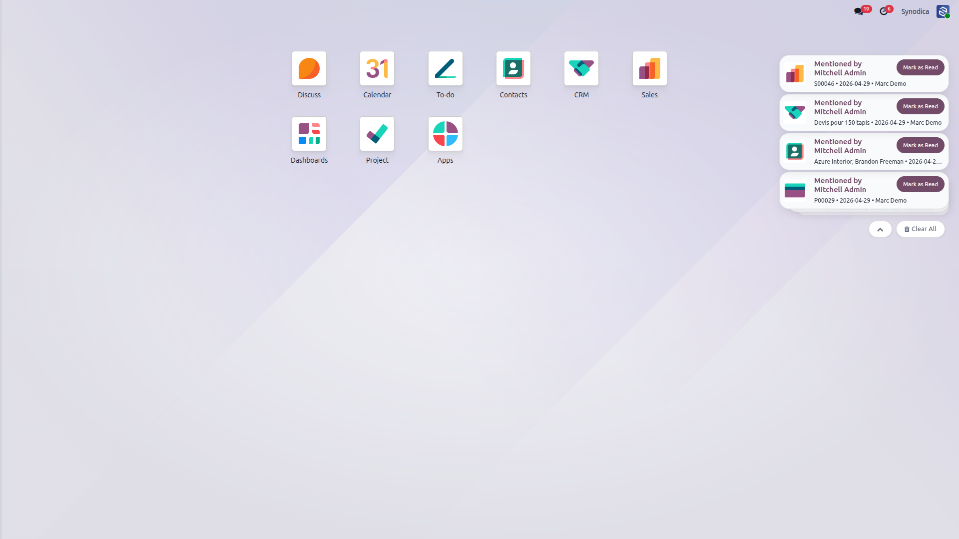 Mention Stack