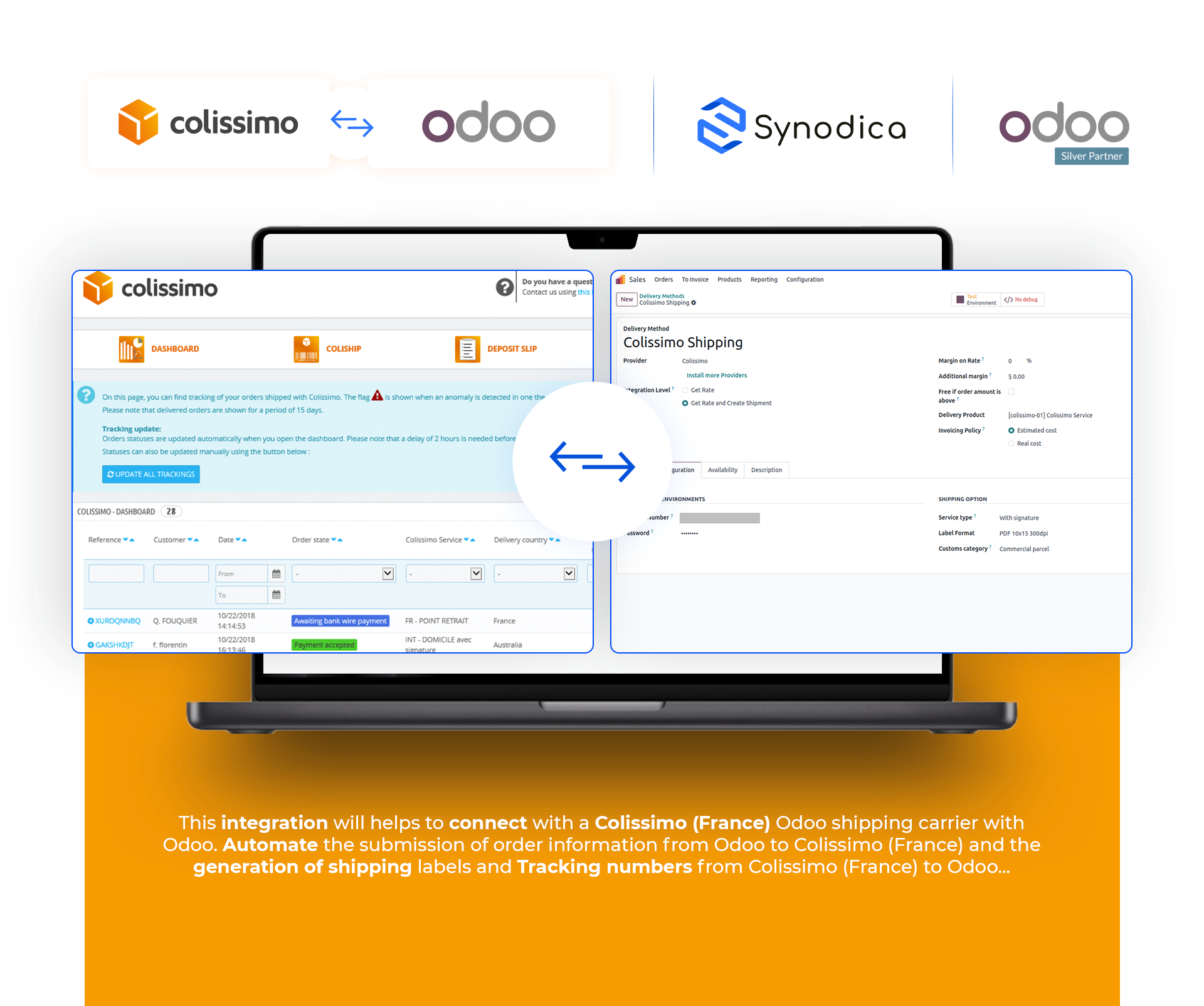 Colissimo Shipping Dashboard