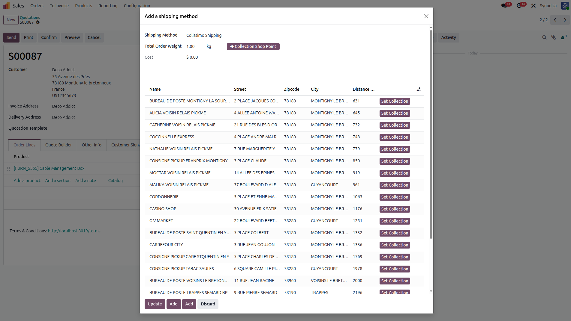 Integrate Colissimo Shipping Into Odoo Orders