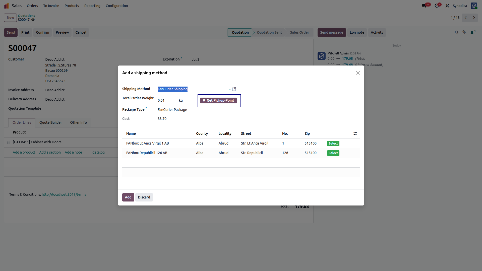 FanCurier  Shipping Carriers and Services In Odoo Orders