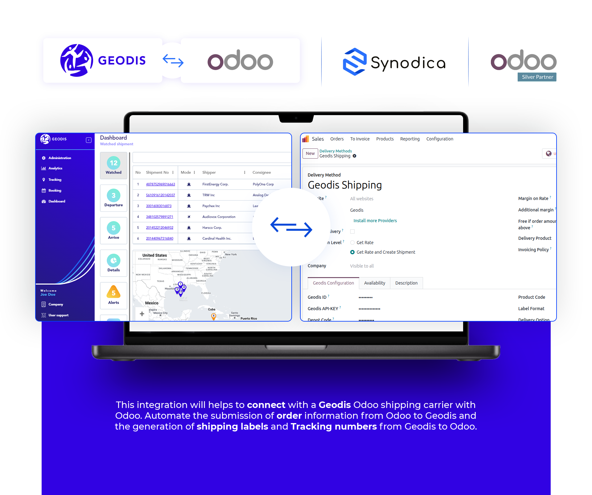 Geodis Shipping Dashboard