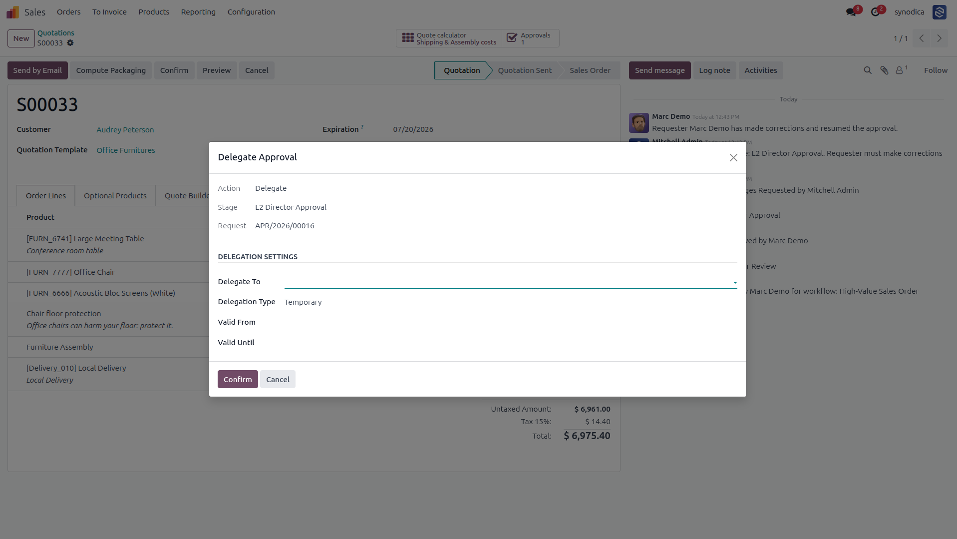Delegation Setup Wizard