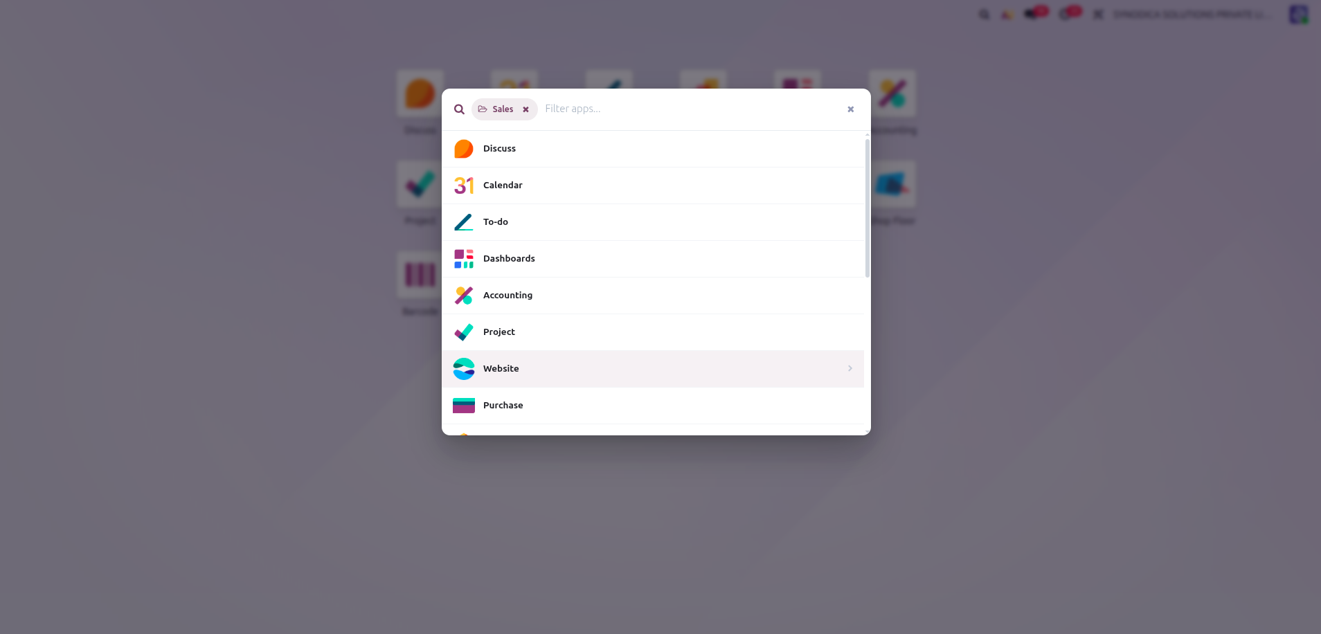 Module Picker Search