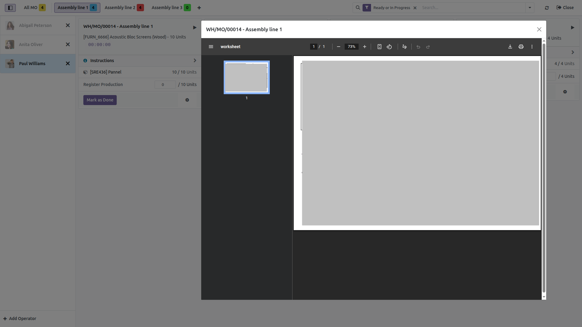 Digital Worksheets
