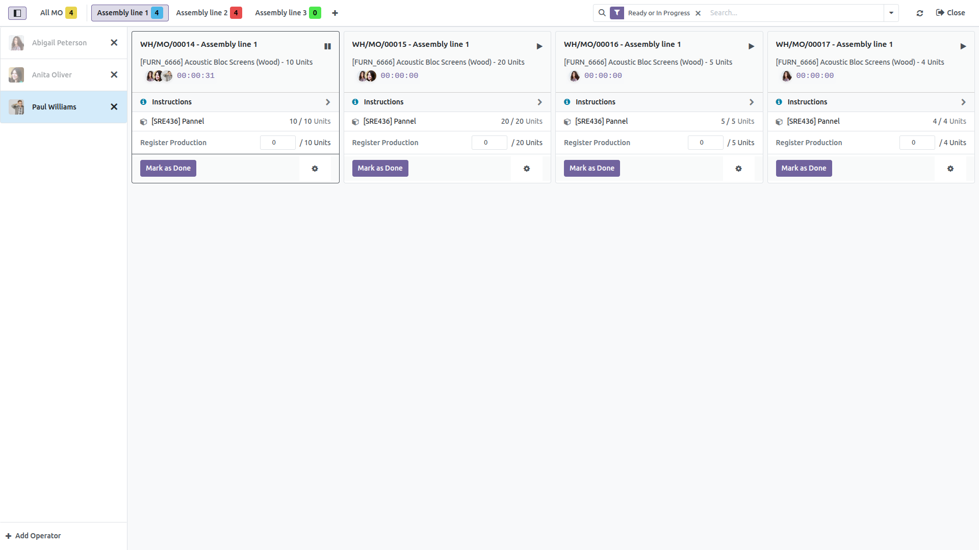 Timer Tracking