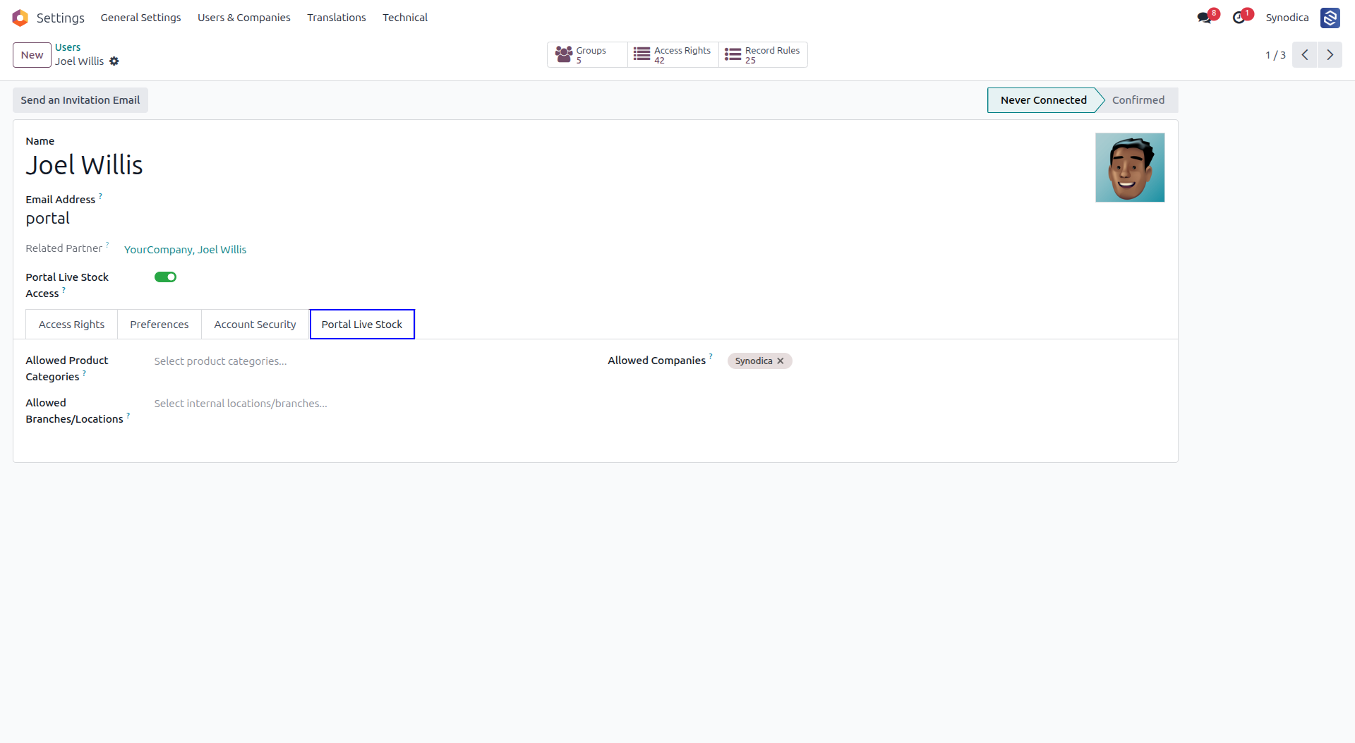 User Configuration