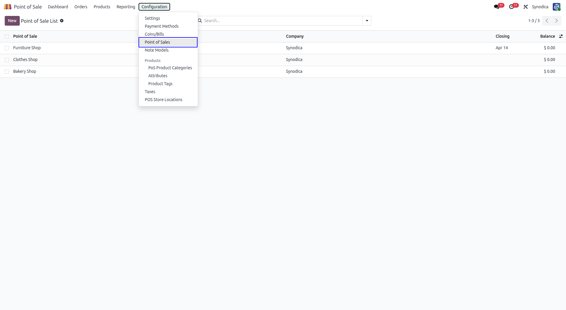 Link POS Configuration