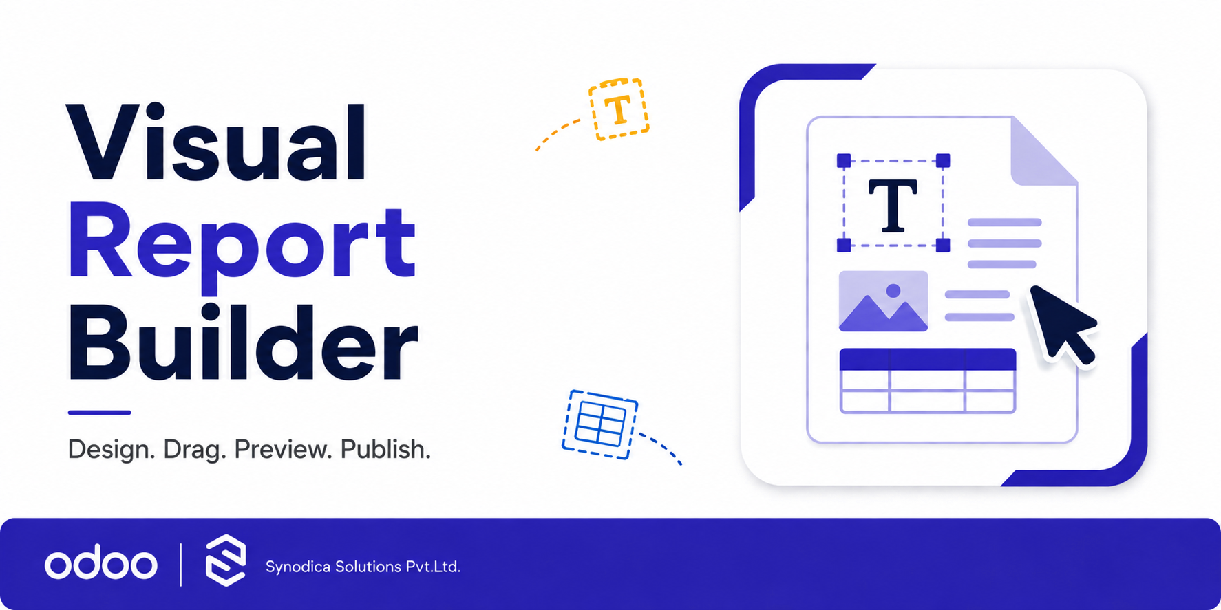 Visual Report Builder Interface