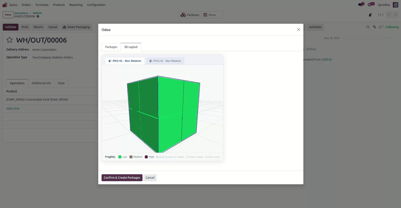 Interactive 3D Layout Viewer