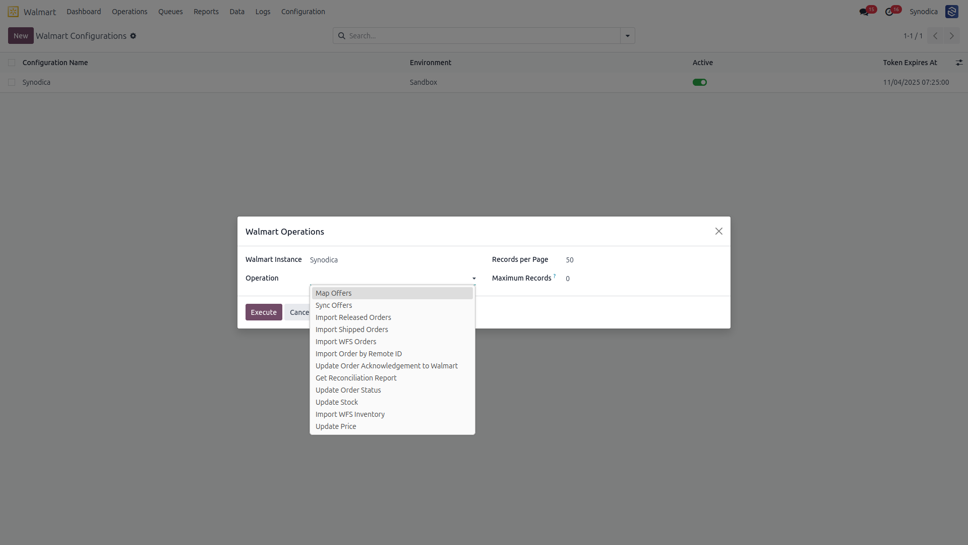 Multi-Operation Management