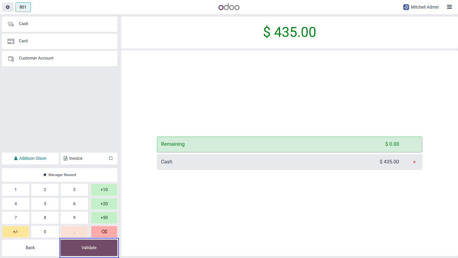 Validate Order