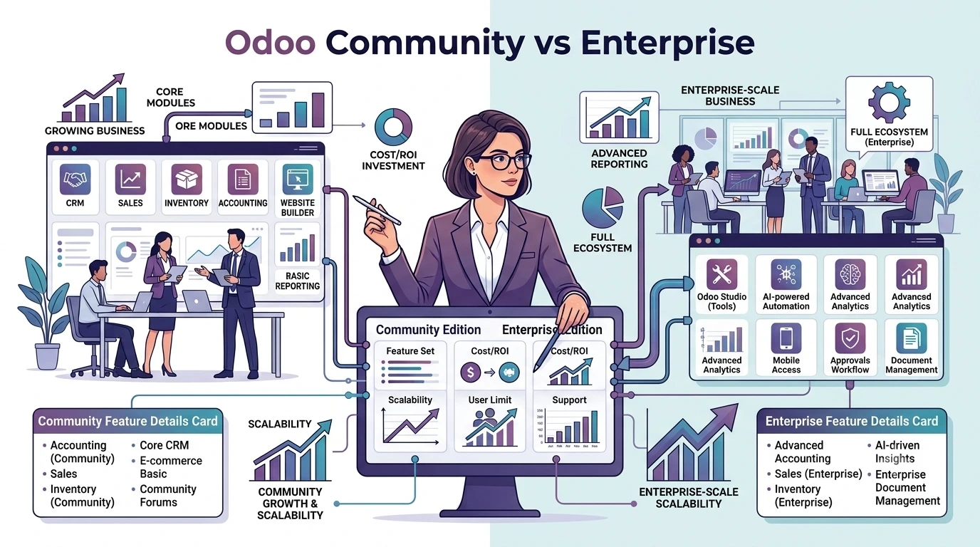 Odoo Community vs Enterprise