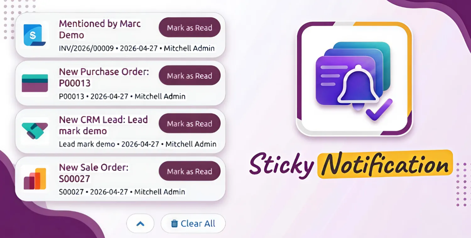 Activity Management | Sticky Notification