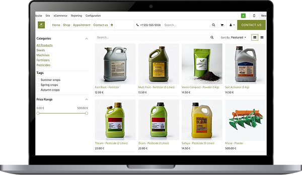 Sell Online Dashbaord